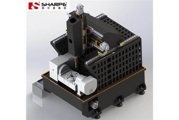 簡析立式(shi)五軸加工(gōng)中心的兩(liang)種回轉軸(zhou)方式