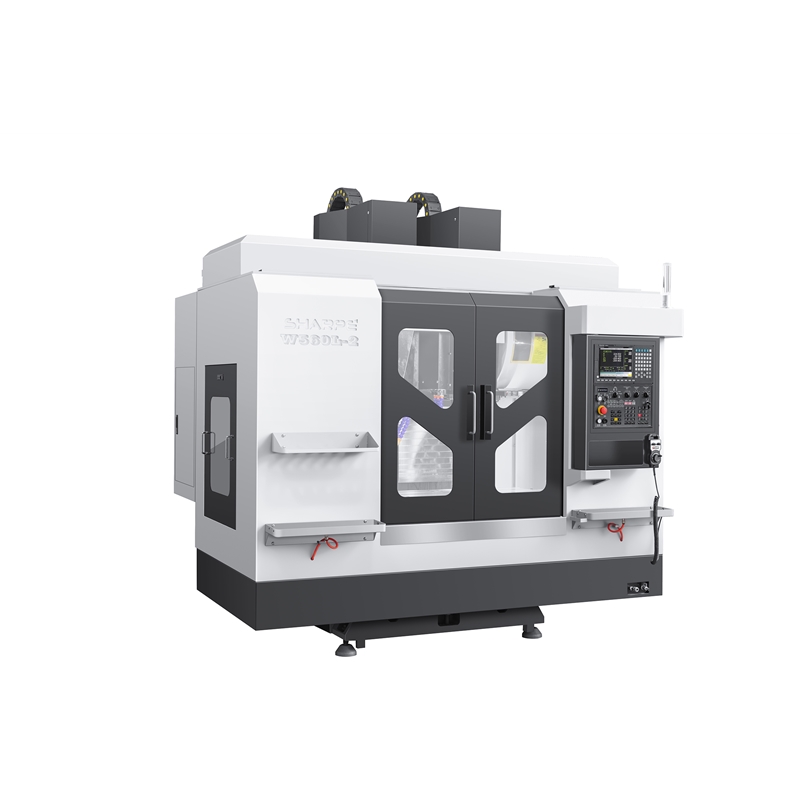 高效率(lü)，高剛性雙(shuang)主軸加工(gong)中心W560L